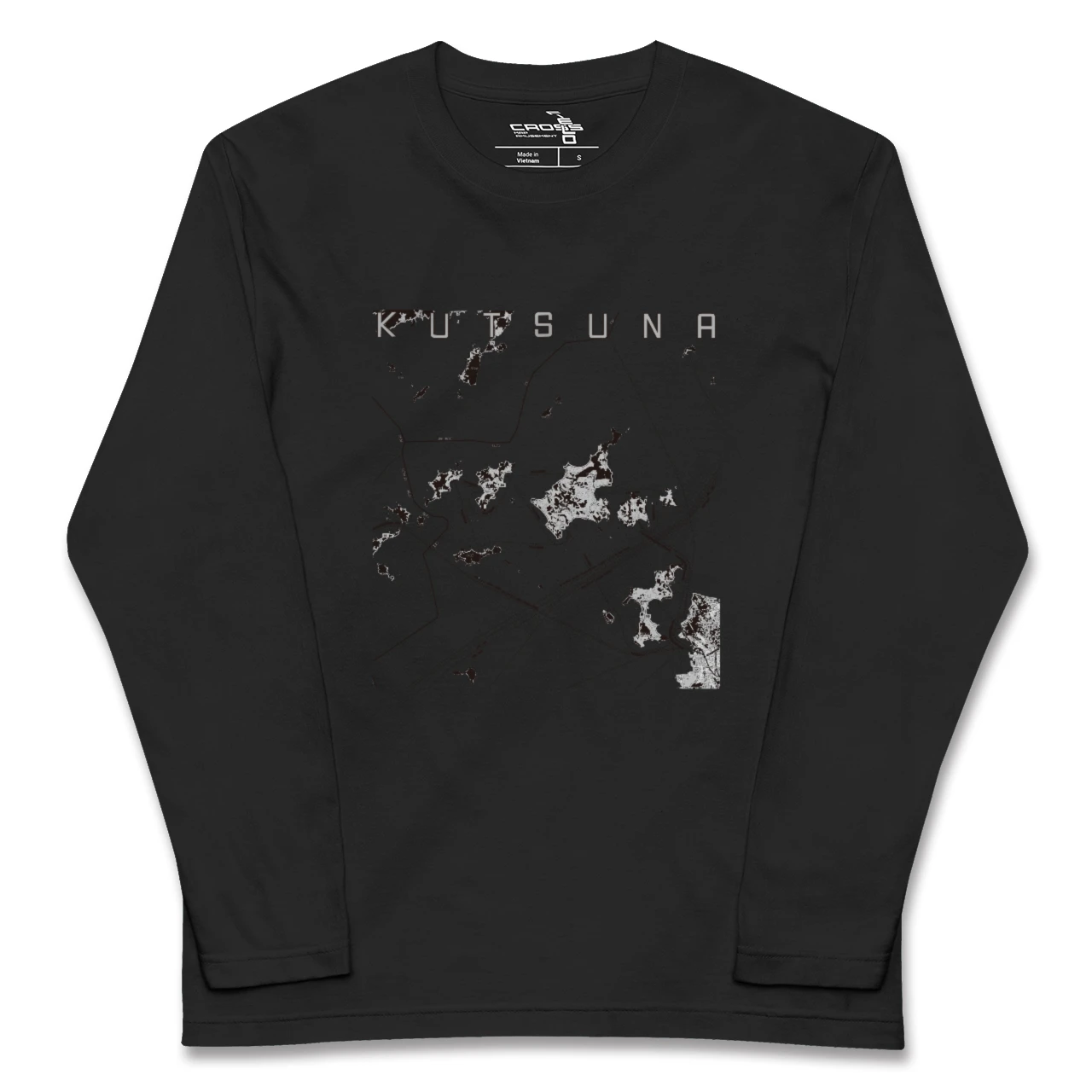 【忽那(愛媛県)】地図柄ロングスリーブTシャツ