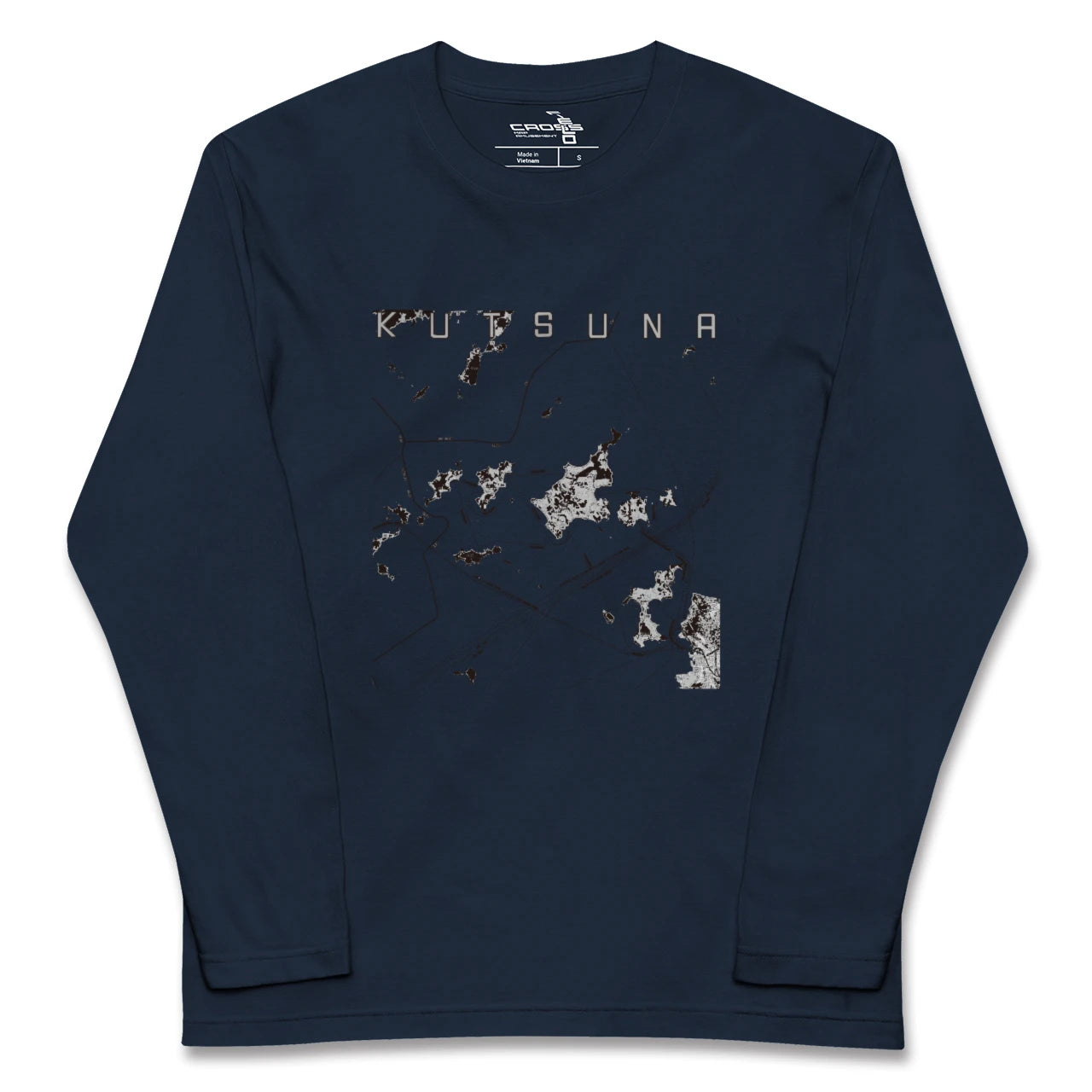 【忽那(愛媛県)】地図柄ロングスリーブTシャツ