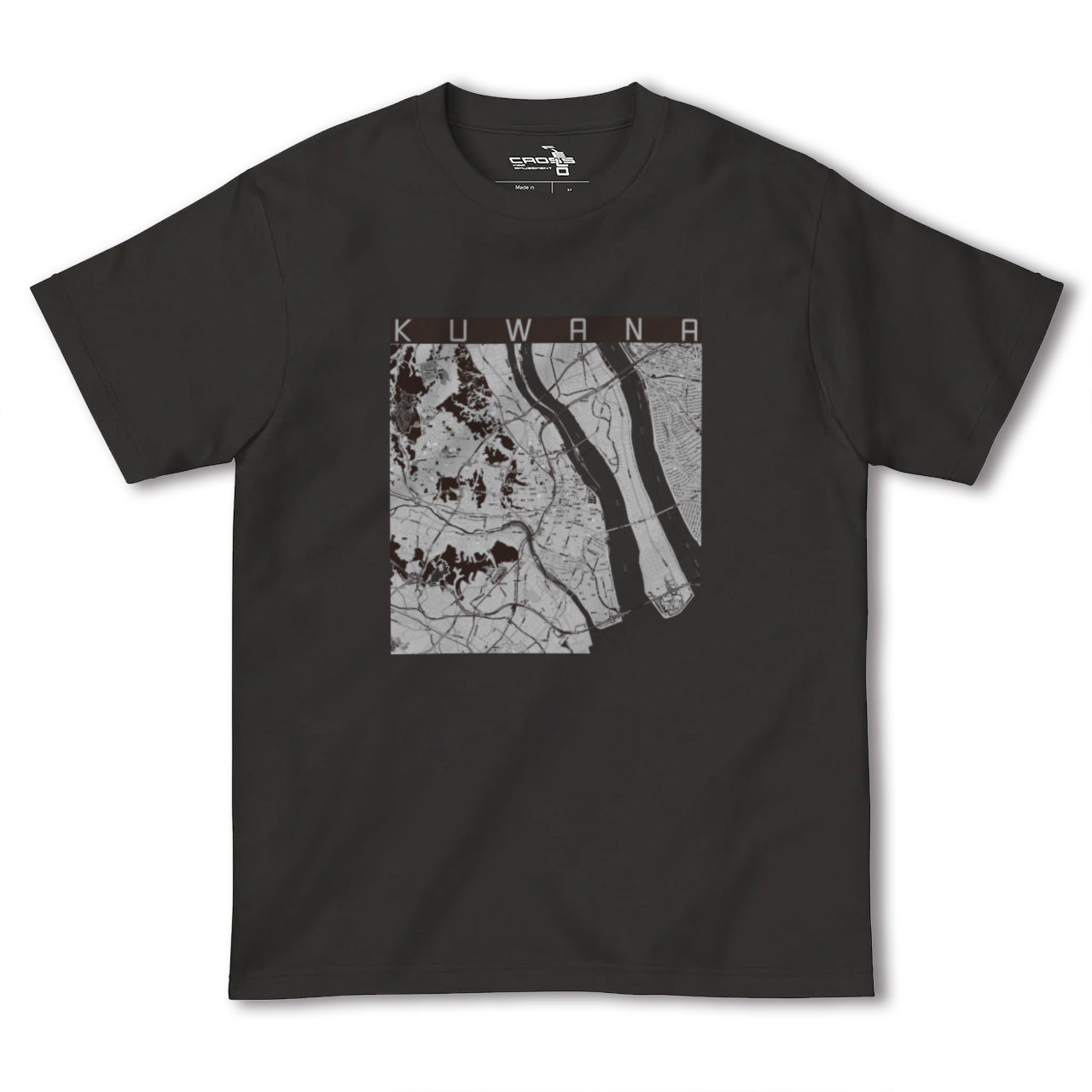 【桑名(三重県)】地図柄ヘビーウェイトTシャツ