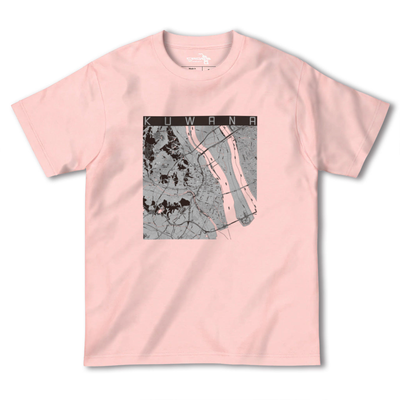 【桑名(三重県)】地図柄ヘビーウェイトTシャツ