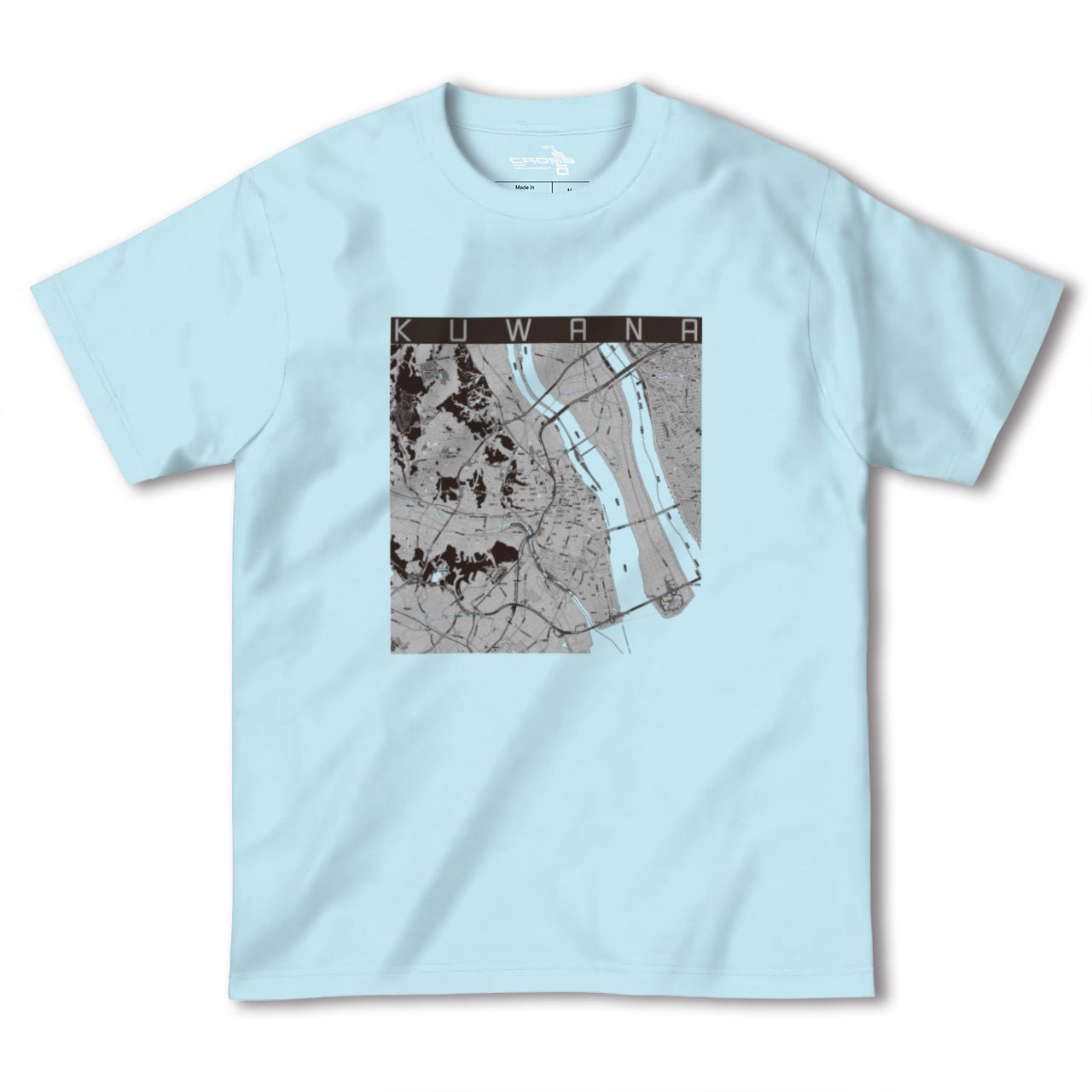 【桑名(三重県)】地図柄ヘビーウェイトTシャツ