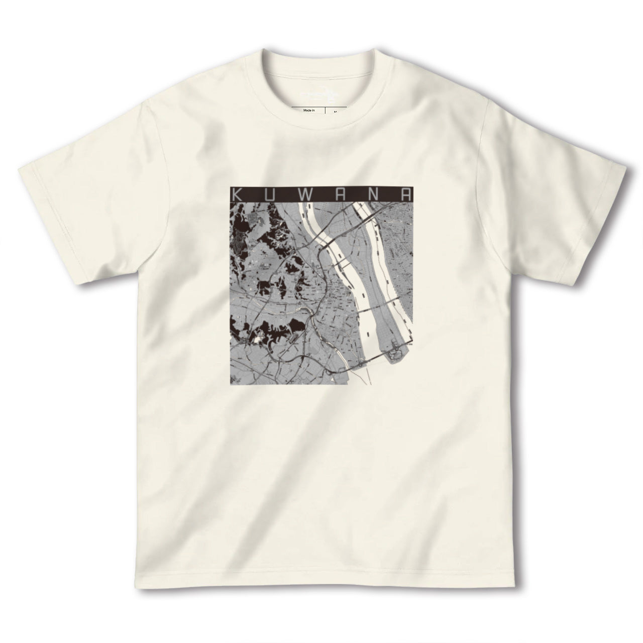 【桑名(三重県)】地図柄ヘビーウェイトTシャツ