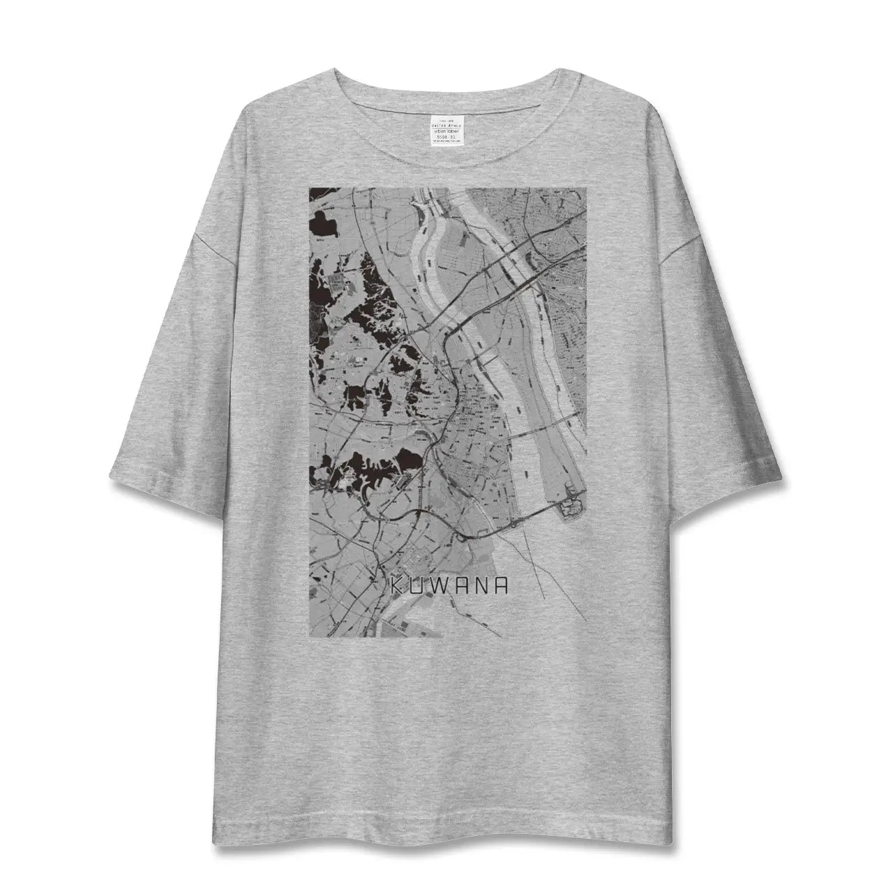 【桑名(三重県)】地図柄ビッグシルエットTシャツ
