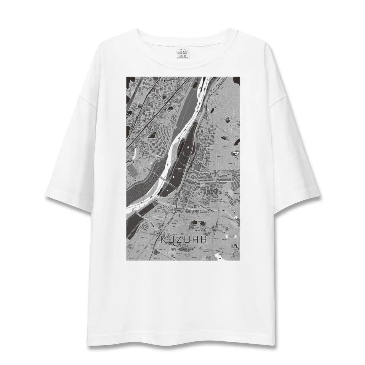 【樟葉(大阪府)】地図柄ビッグシルエットTシャツ