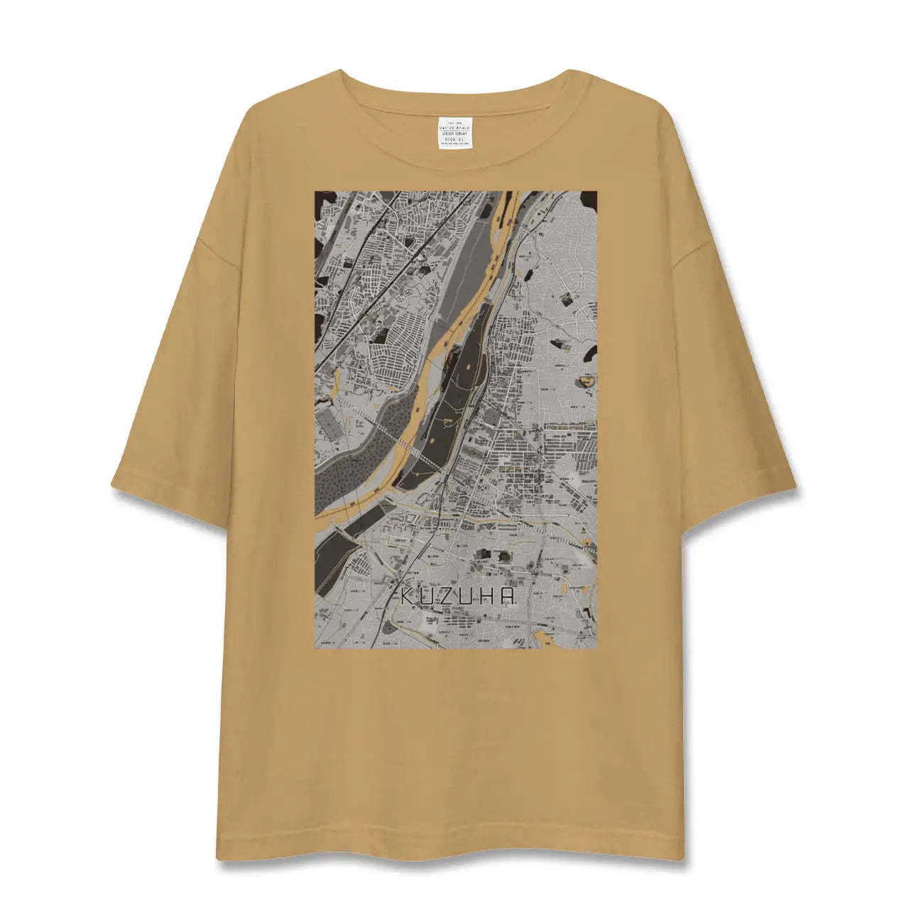 【樟葉(大阪府)】地図柄ビッグシルエットTシャツ