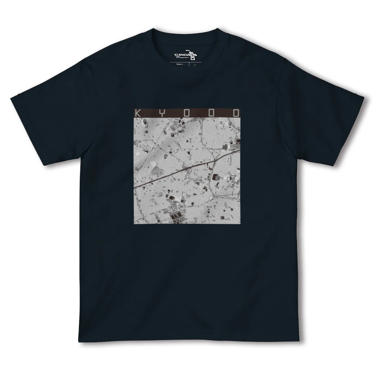【経堂(東京都)】地図柄ヘビーウェイトTシャツ