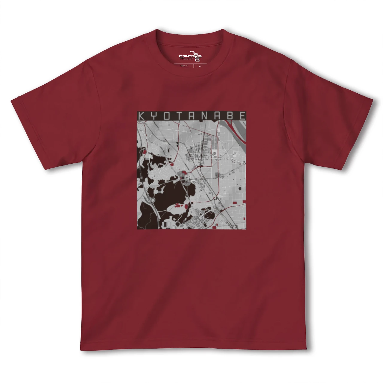 【京田辺(京都府)】地図柄ヘビーウェイトTシャツ