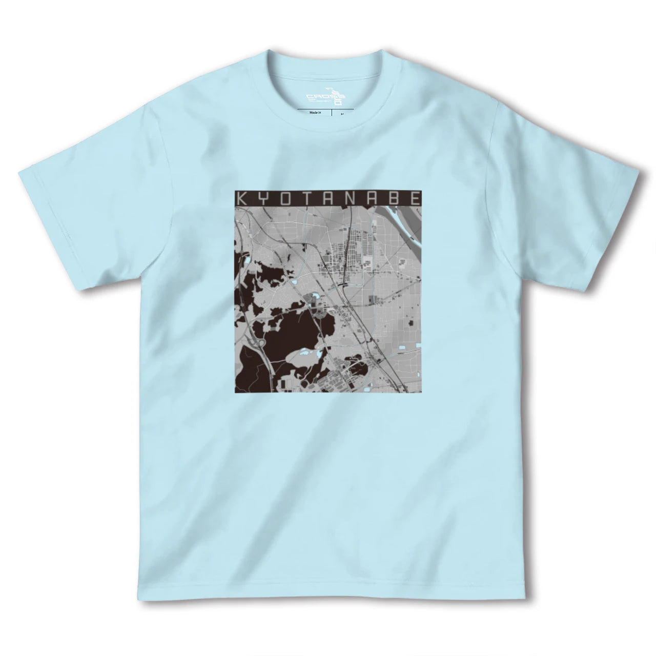 【京田辺(京都府)】地図柄ヘビーウェイトTシャツ