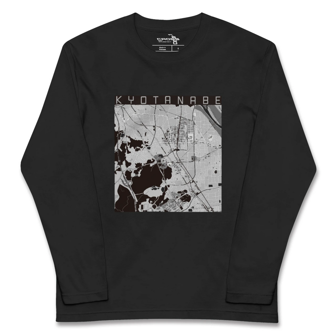 【京田辺(京都府)】地図柄ロングスリーブTシャツ