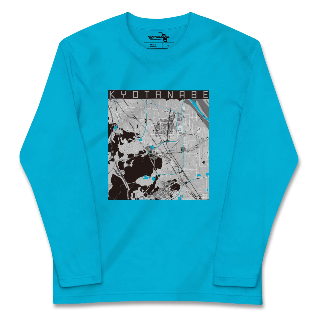 【京田辺(京都府)】地図柄ロングスリーブTシャツ