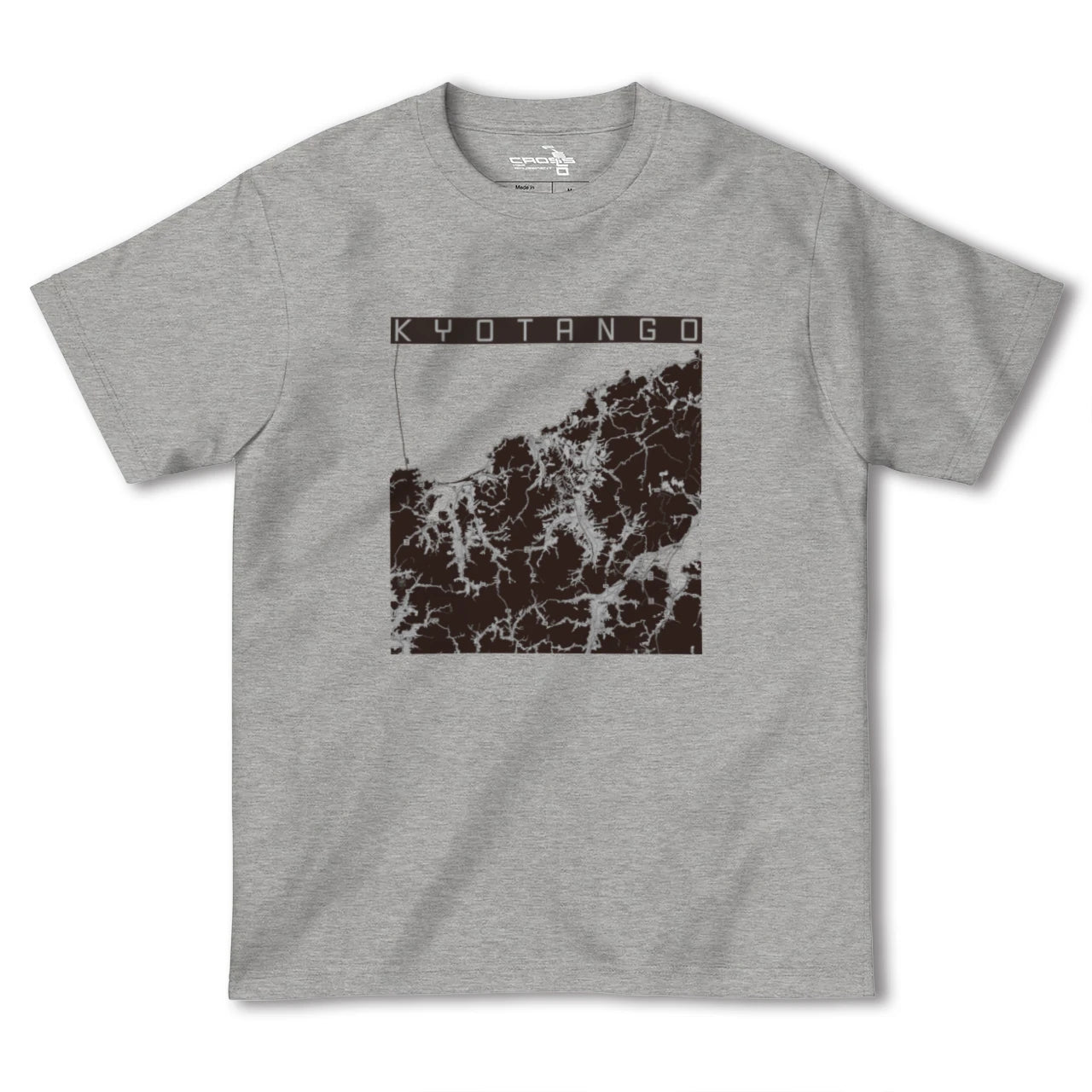 【京丹後(京都府)】地図柄ヘビーウェイトTシャツ