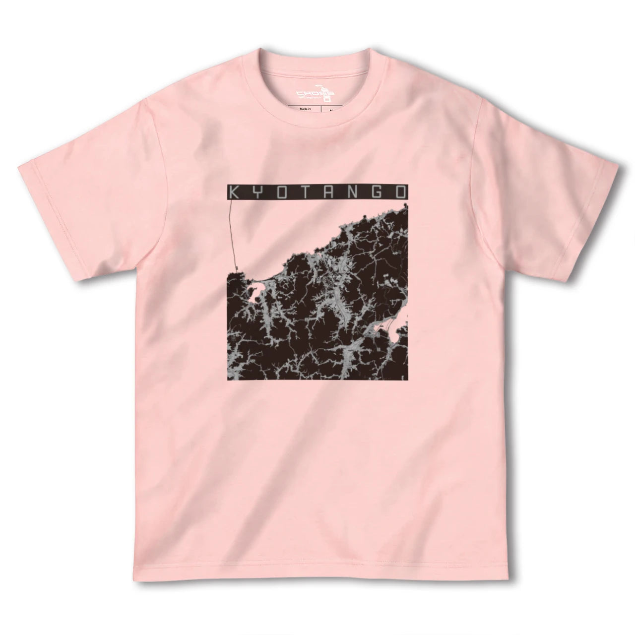 【京丹後(京都府)】地図柄ヘビーウェイトTシャツ