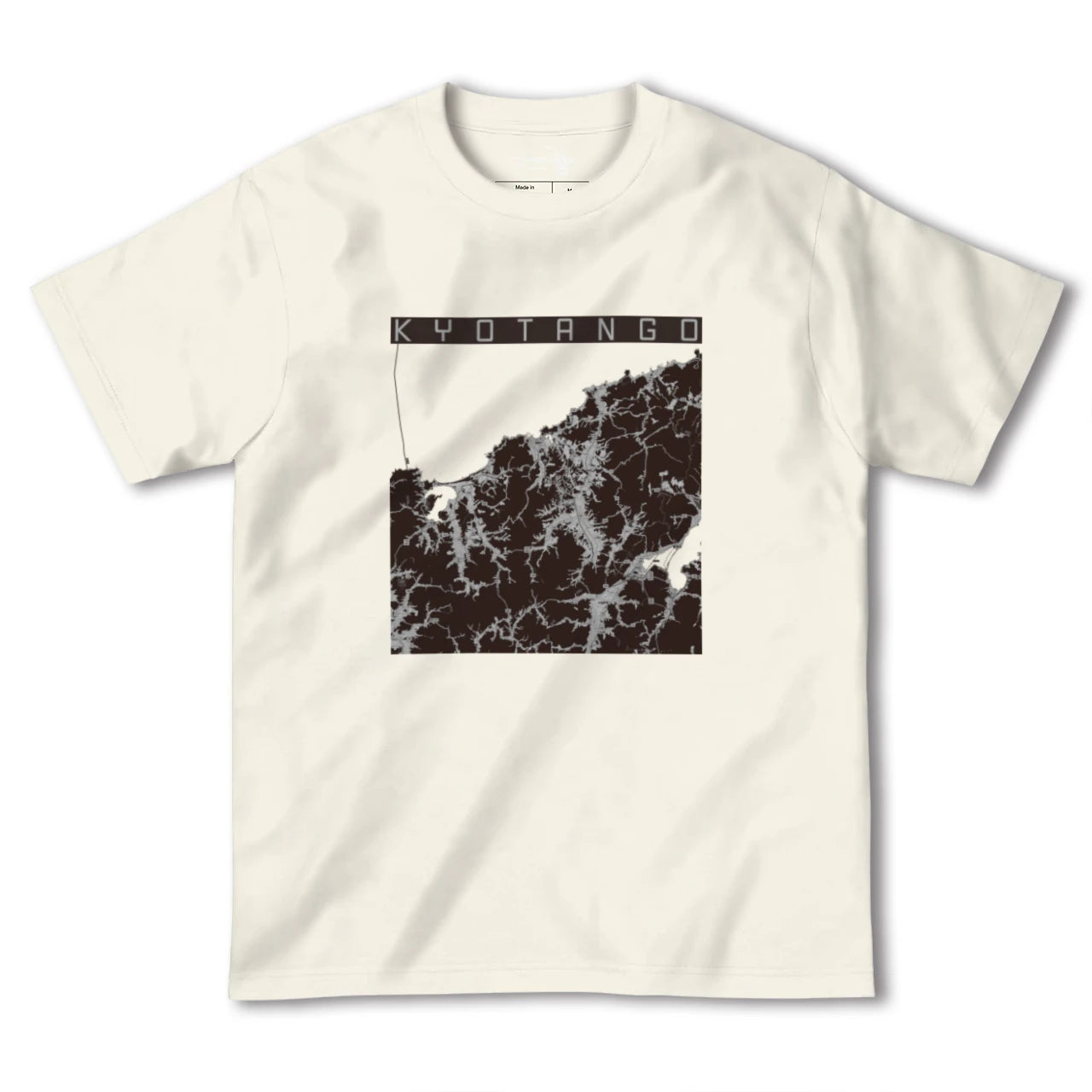 【京丹後(京都府)】地図柄ヘビーウェイトTシャツ