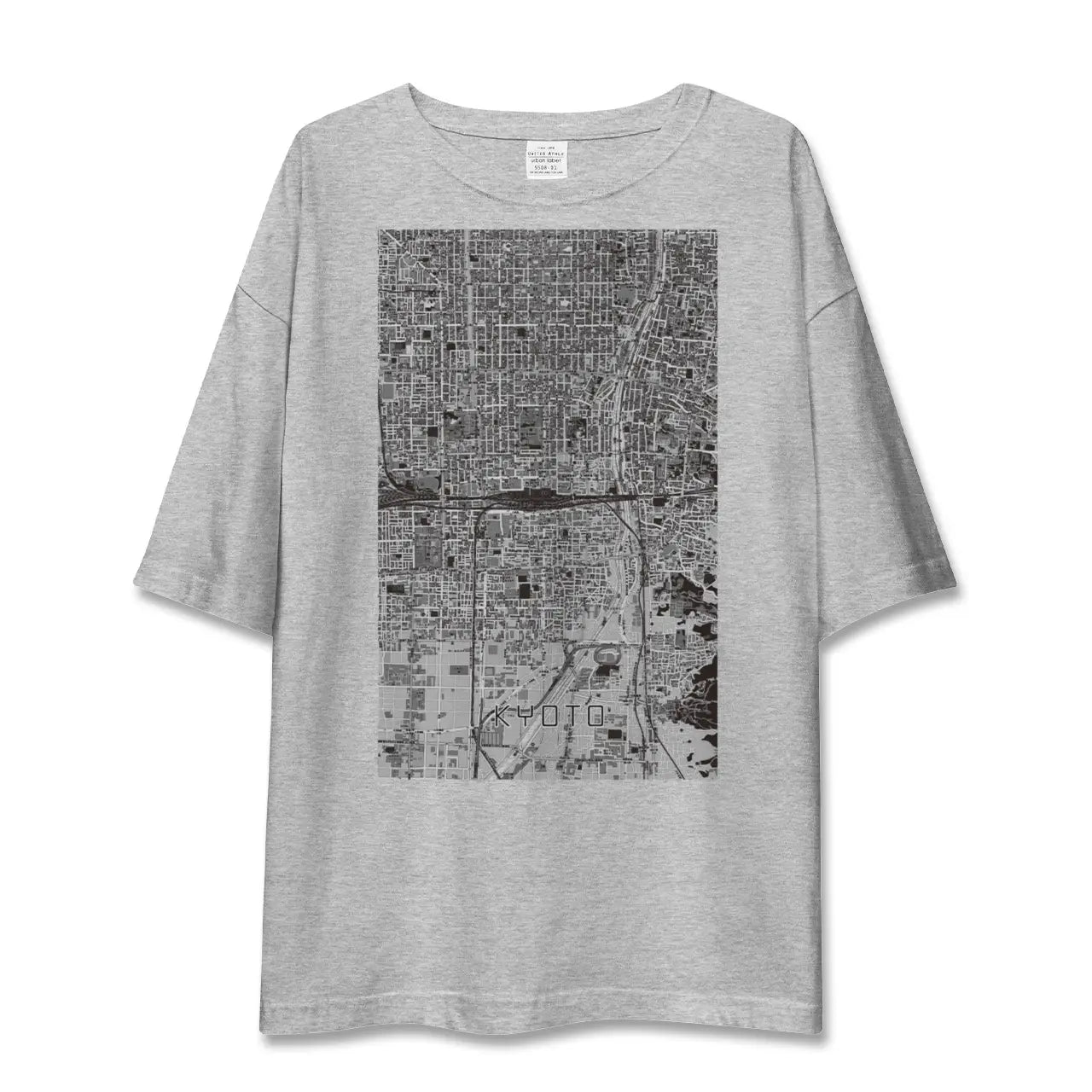 【京都2(京都府)】地図柄ビッグシルエットTシャツ