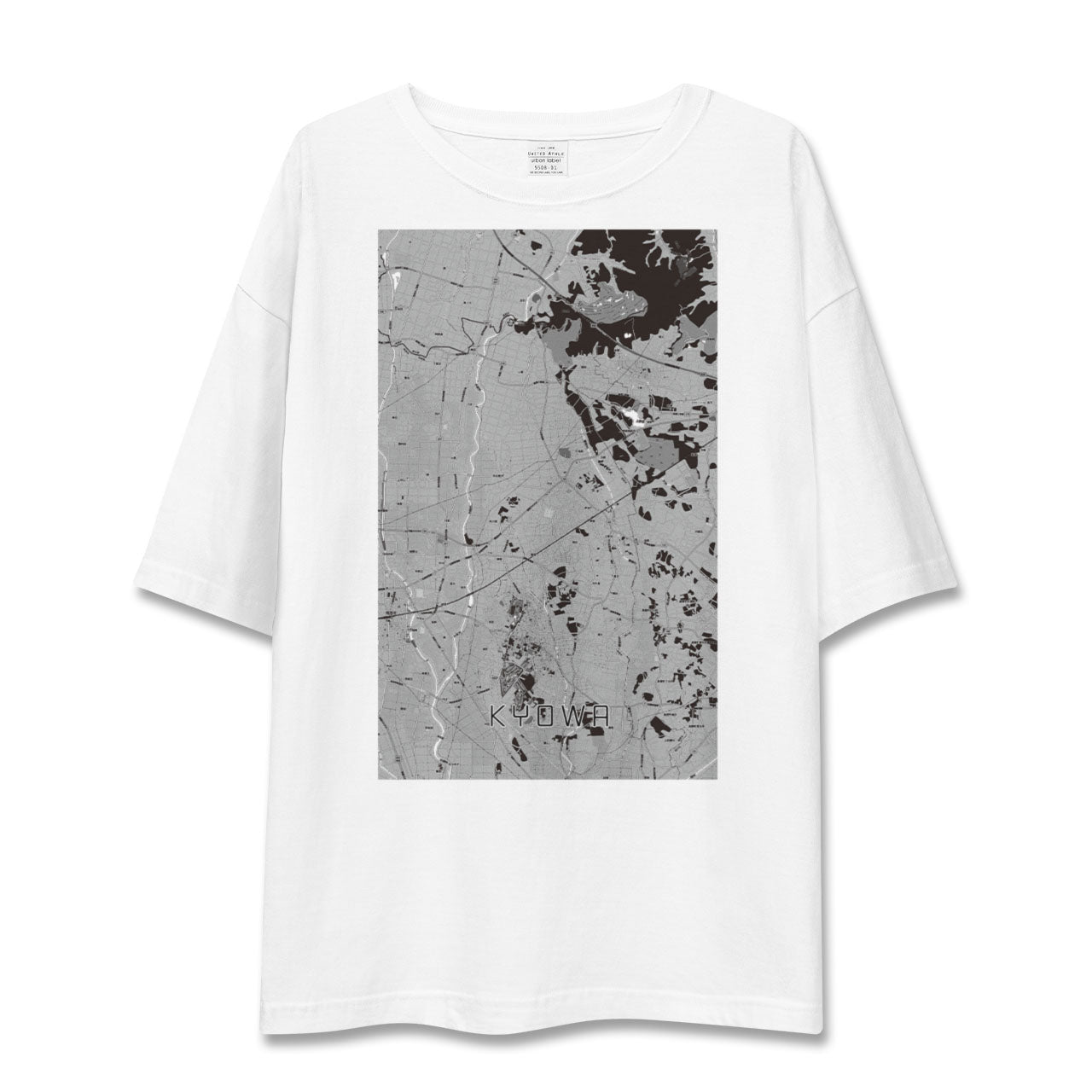【協和(茨城県)】地図柄ビッグシルエットTシャツ