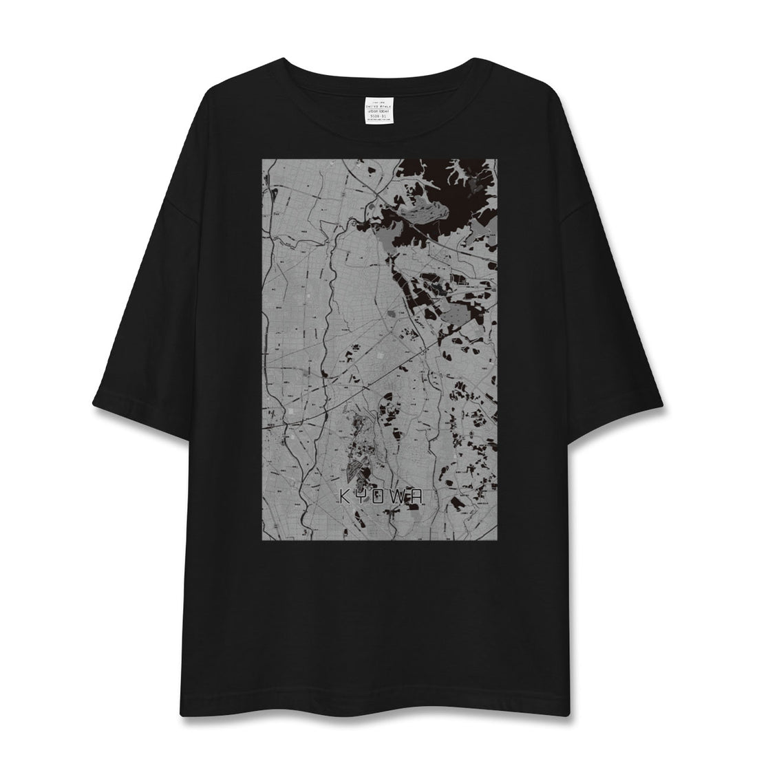 【協和(茨城県)】地図柄ビッグシルエットTシャツ