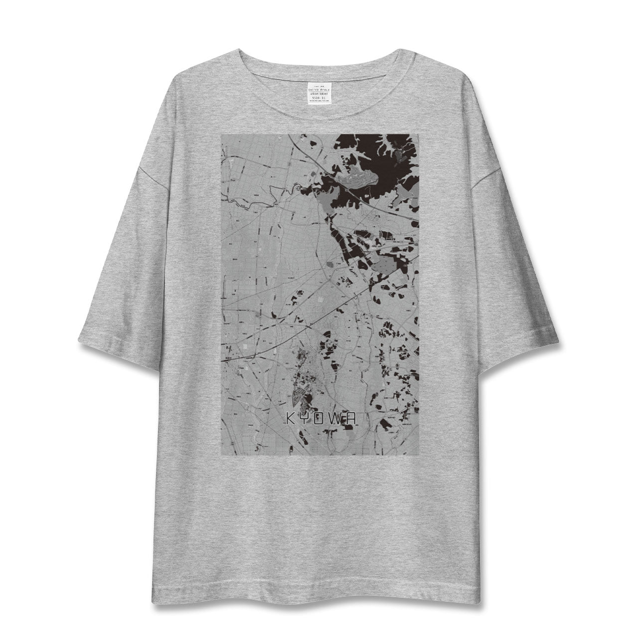 【協和(茨城県)】地図柄ビッグシルエットTシャツ