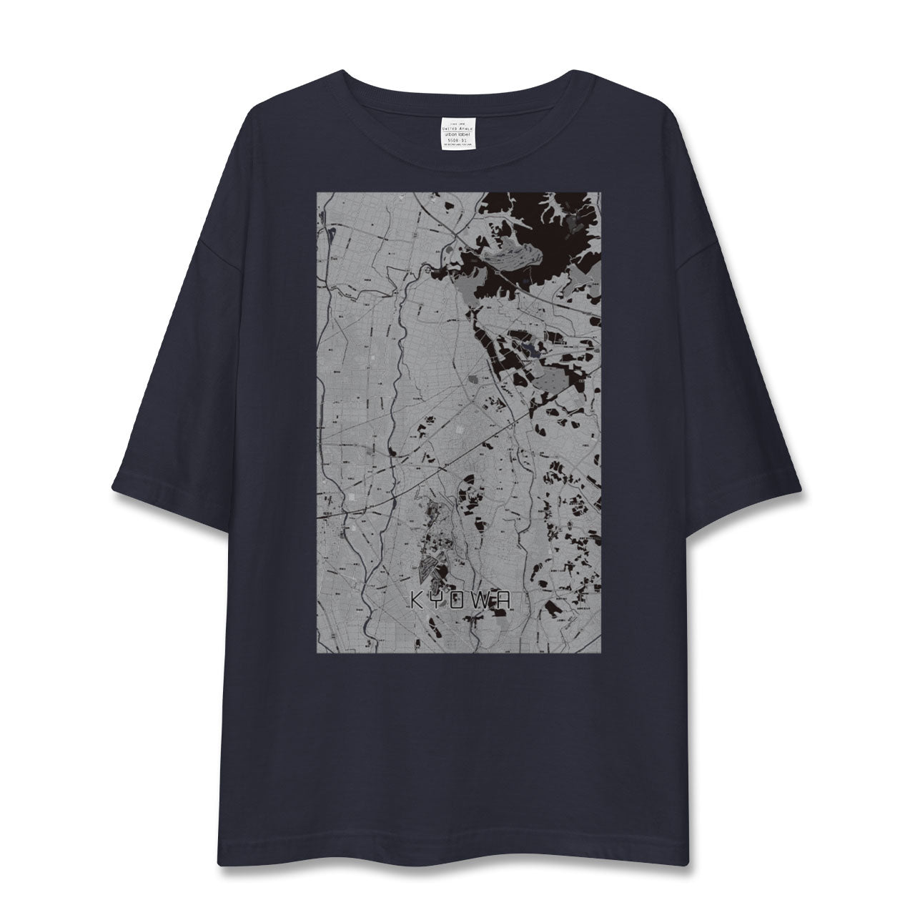 【協和(茨城県)】地図柄ビッグシルエットTシャツ