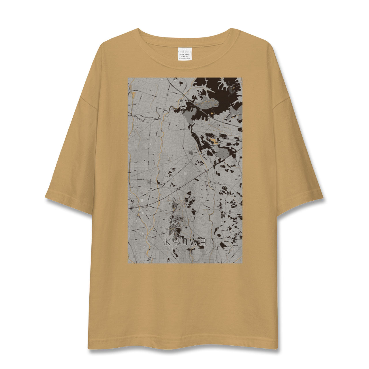 【協和(茨城県)】地図柄ビッグシルエットTシャツ