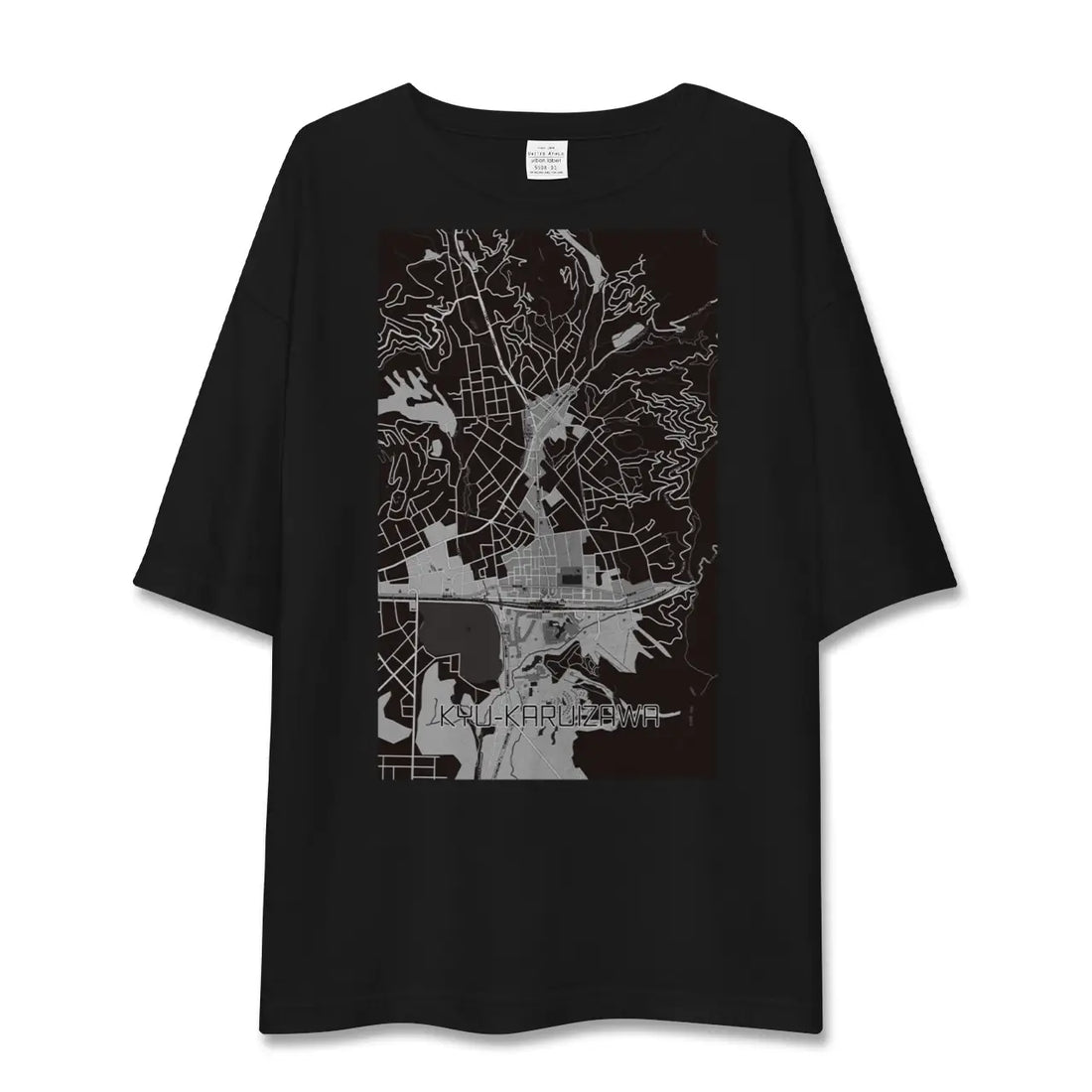 【旧軽井沢(長野県)】地図柄ビッグシルエットTシャツ
