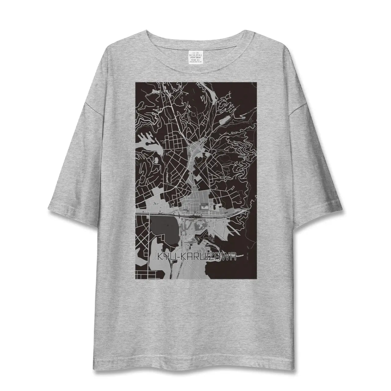 【旧軽井沢(長野県)】地図柄ビッグシルエットTシャツ