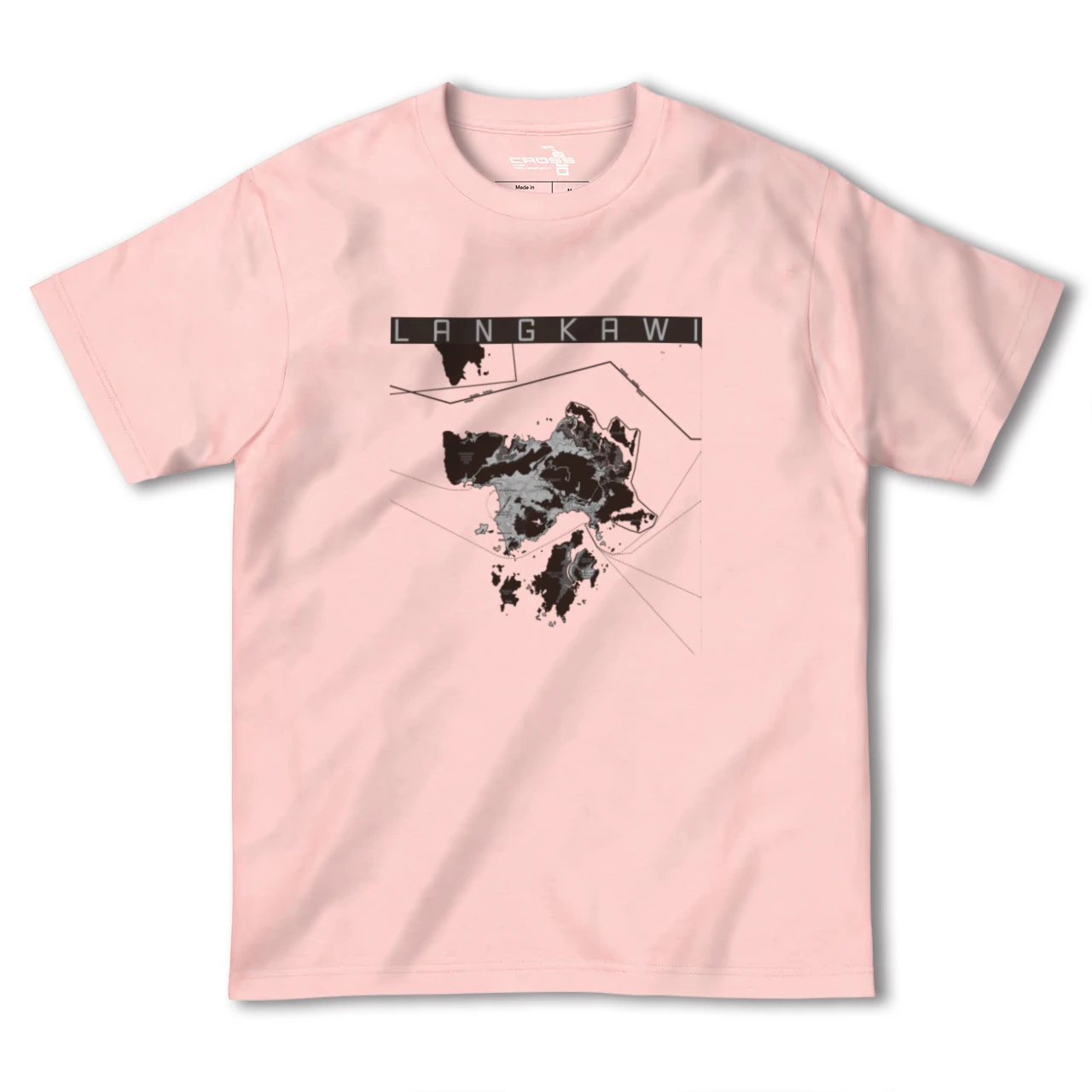 【ランカウイ(マレーシア)】地図柄ヘビーウェイトTシャツ