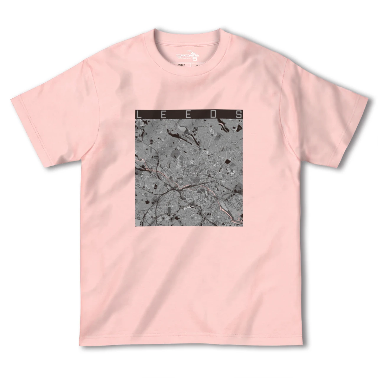 【リーズ(イギリス)】地図柄ヘビーウェイトTシャツ