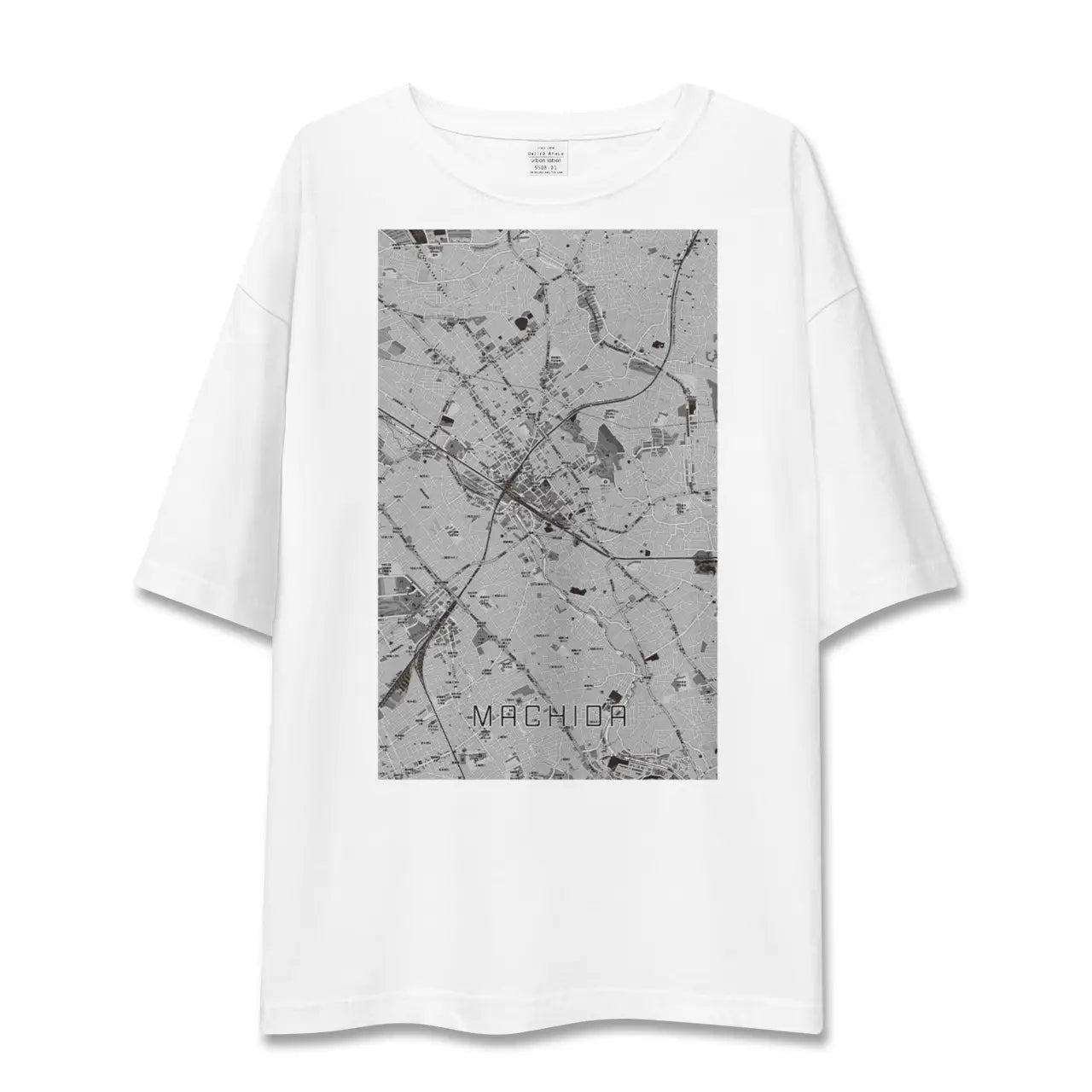 【町田(東京都)】地図柄ビッグシルエットTシャツ