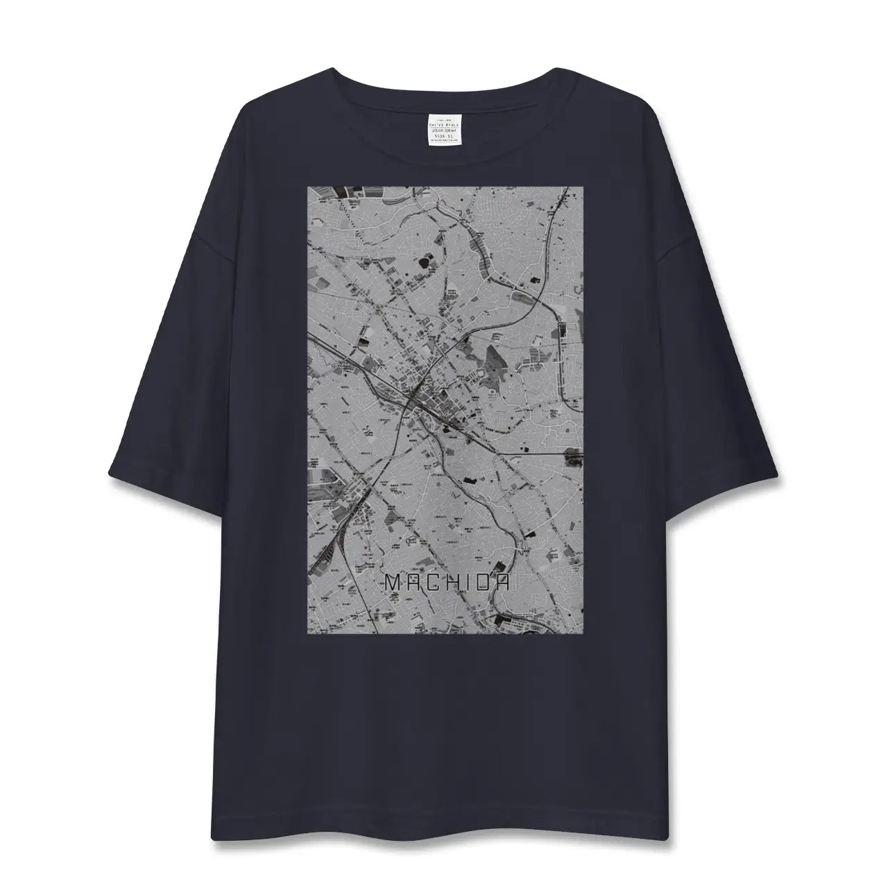 【町田(東京都)】地図柄ビッグシルエットTシャツ