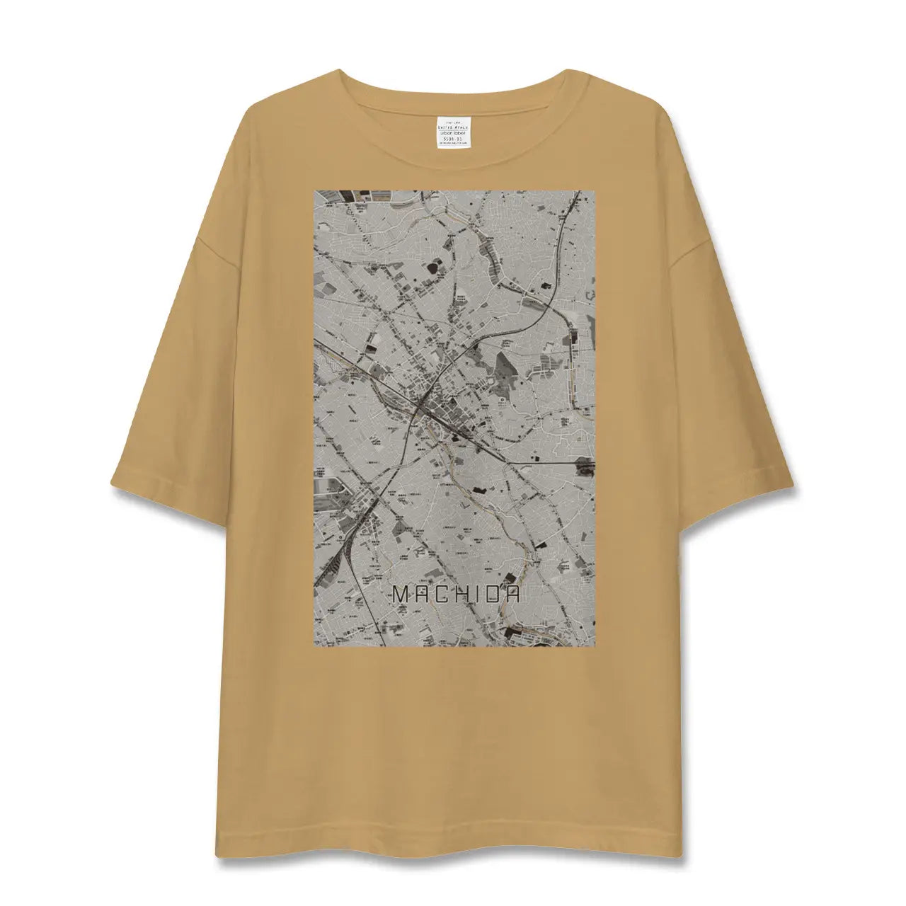 【町田(東京都)】地図柄ビッグシルエットTシャツ