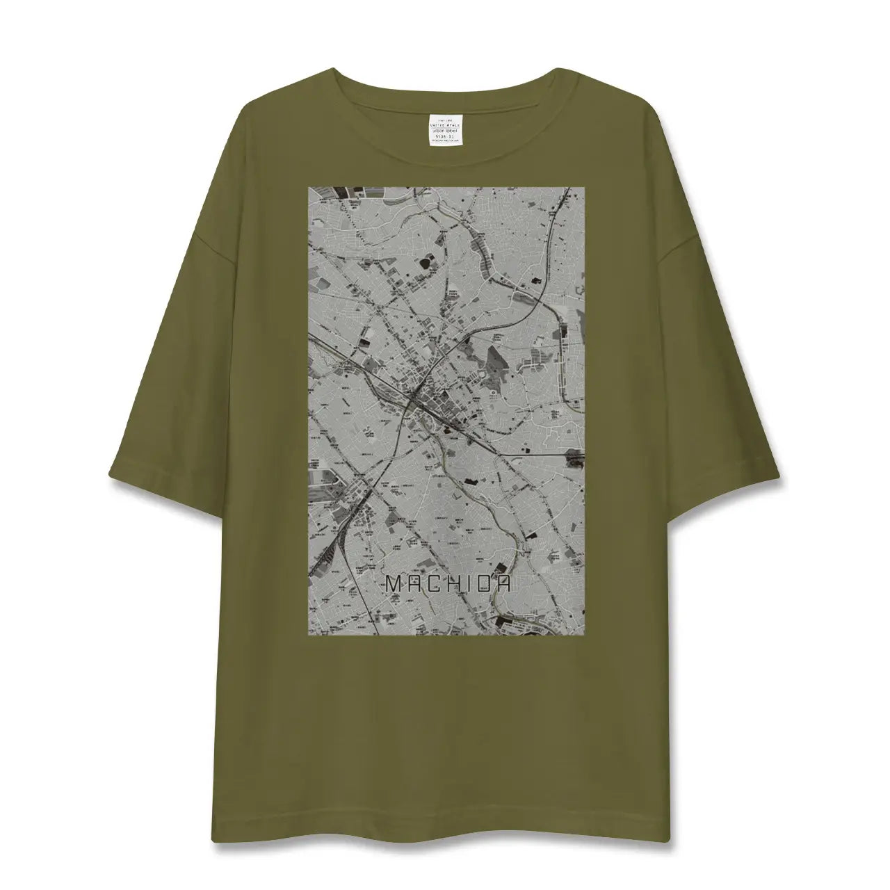 【町田(東京都)】地図柄ビッグシルエットTシャツ