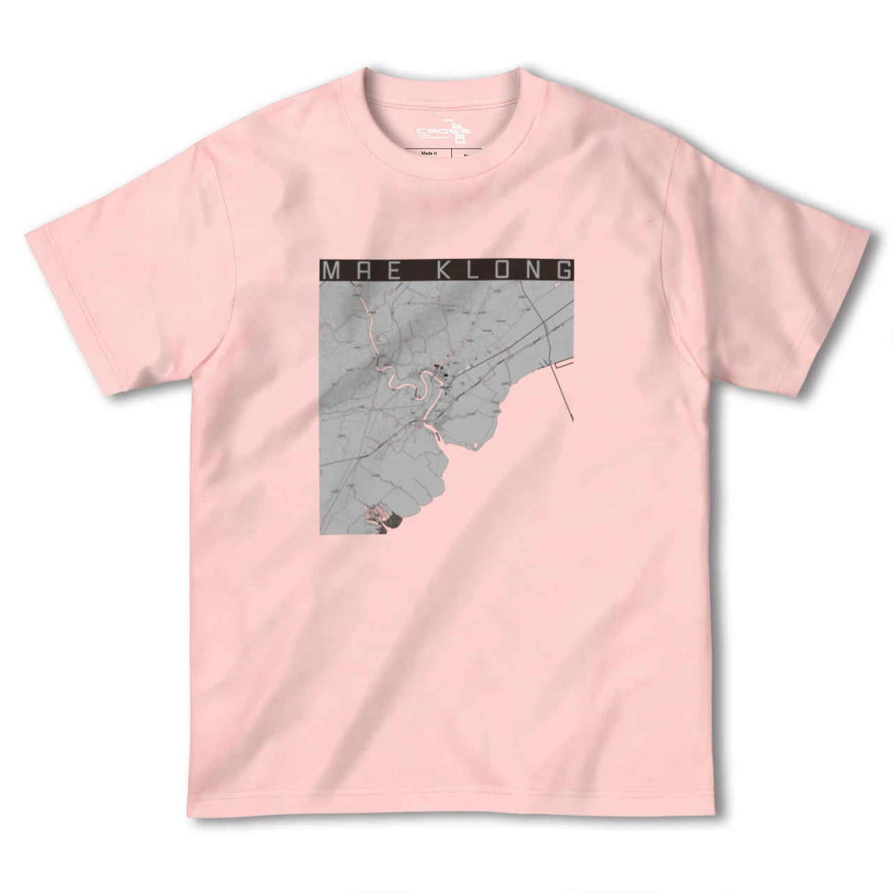 【メークロン(タイ)】地図柄ヘビーウェイトTシャツ