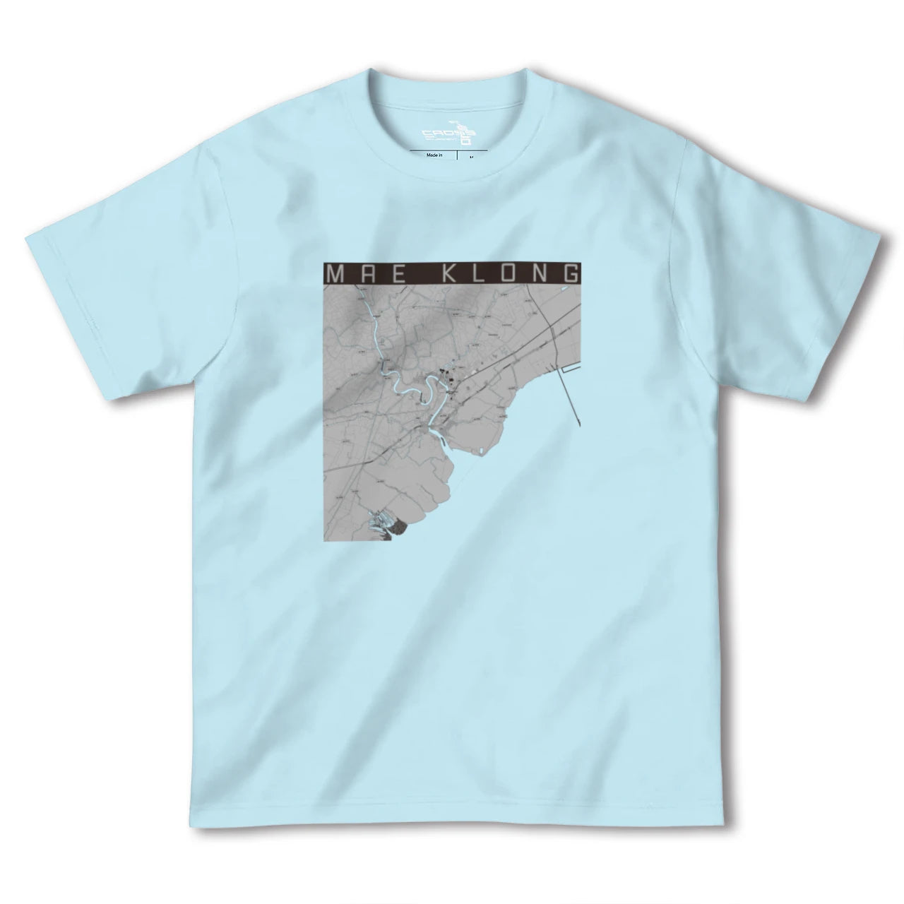 【メークロン(タイ)】地図柄ヘビーウェイトTシャツ