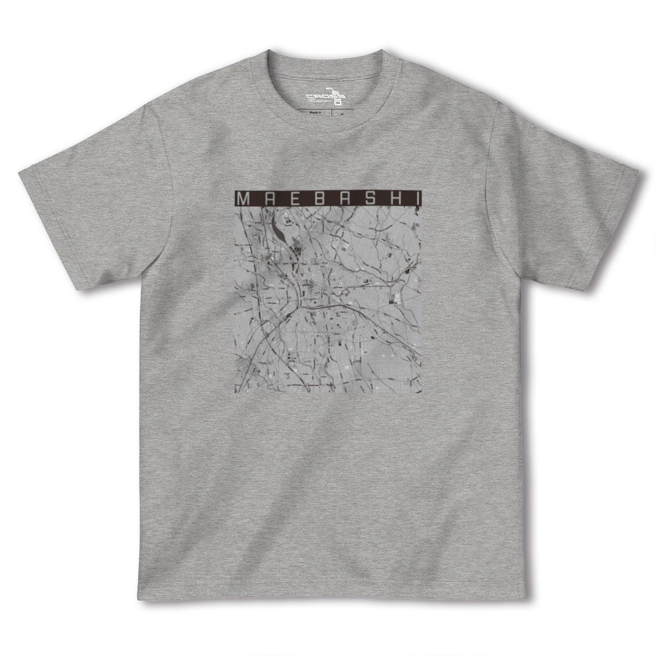 【前橋(群馬県)】地図柄ヘビーウェイトTシャツ