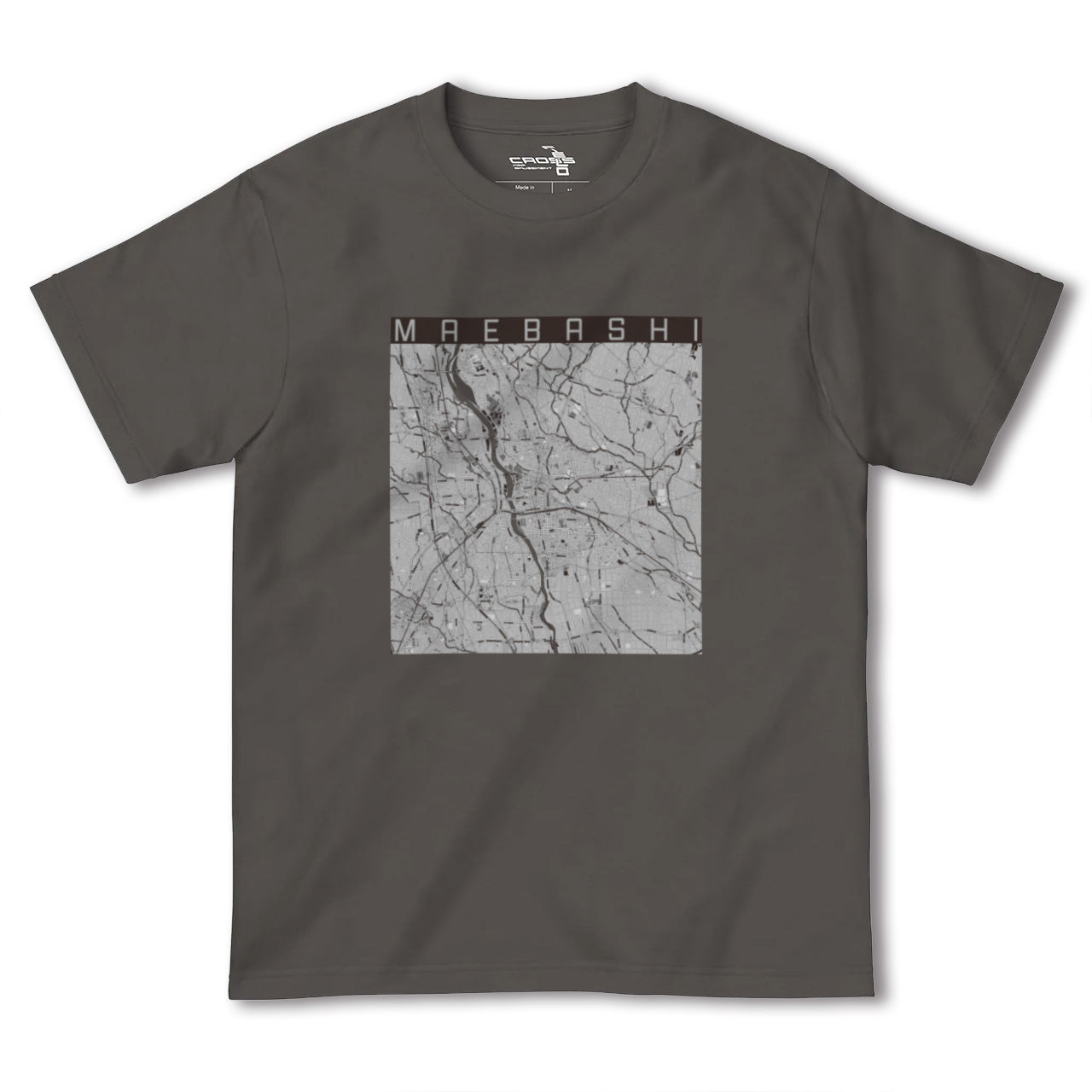 【前橋(群馬県)】地図柄ヘビーウェイトTシャツ