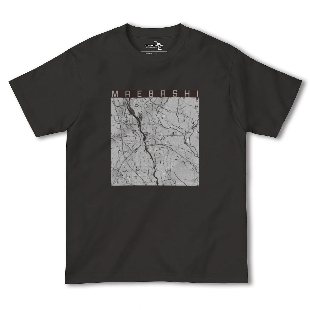 【前橋(群馬県)】地図柄ヘビーウェイトTシャツ