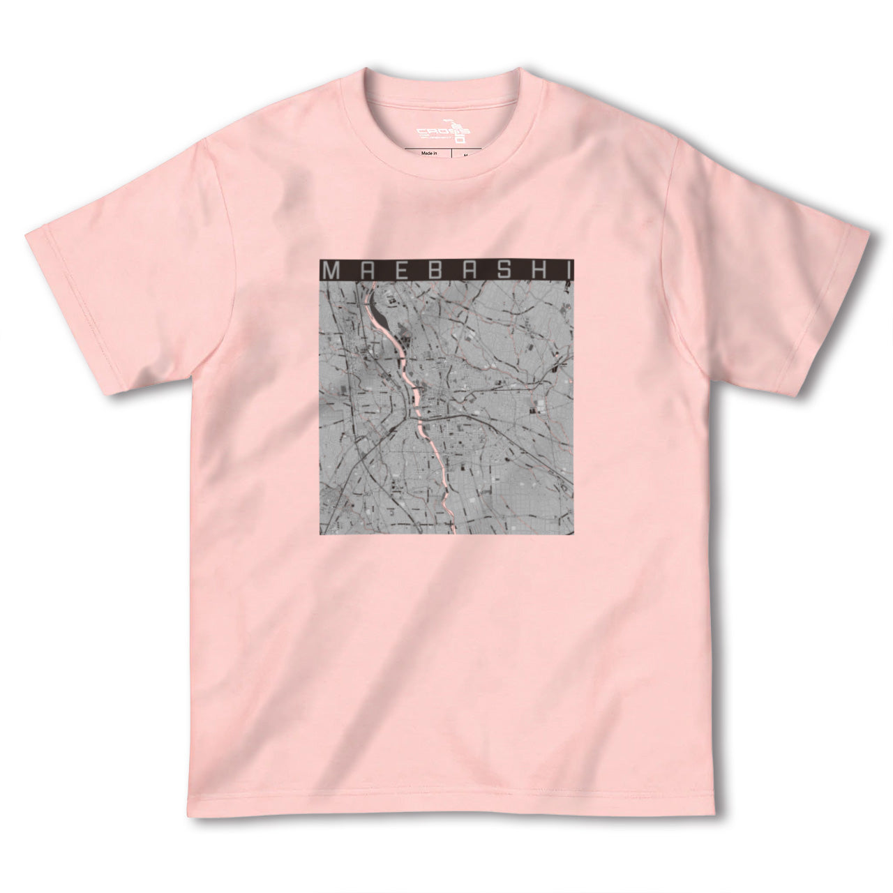 【前橋(群馬県)】地図柄ヘビーウェイトTシャツ