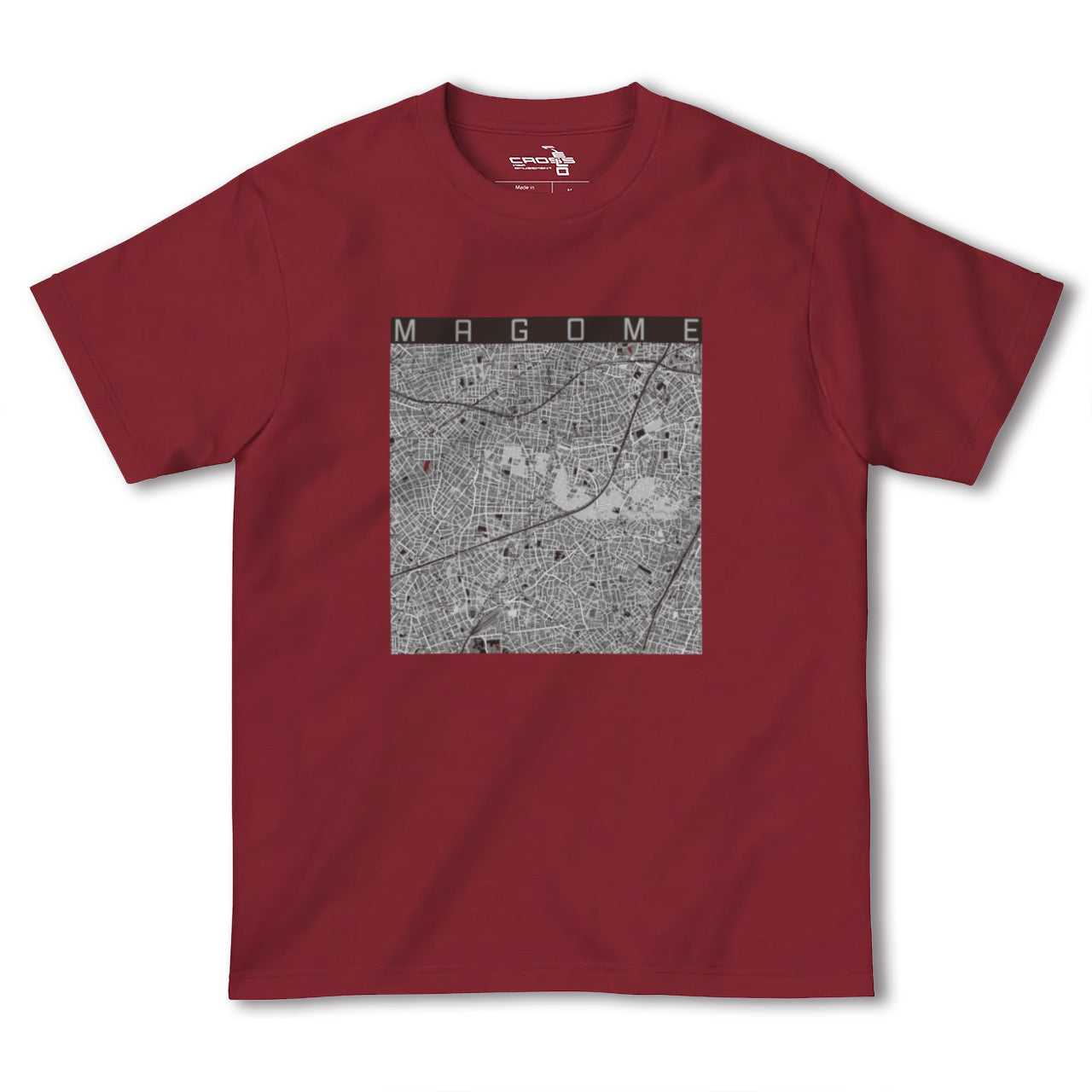 【馬込(東京都)】地図柄ヘビーウェイトTシャツ