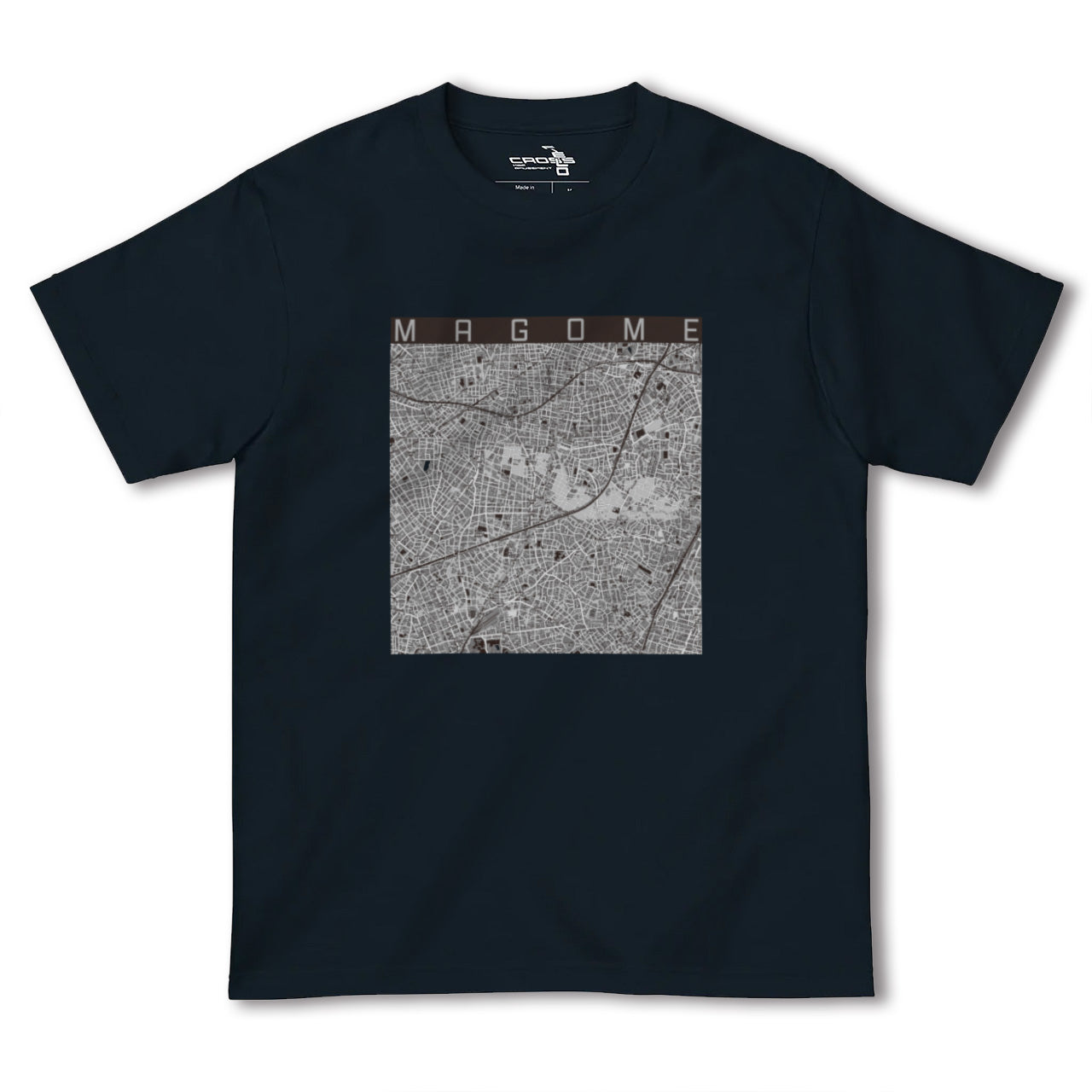【馬込(東京都)】地図柄ヘビーウェイトTシャツ