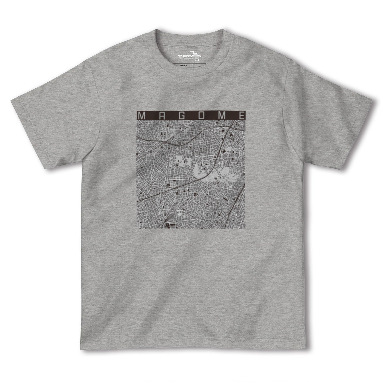 【馬込(東京都)】地図柄ヘビーウェイトTシャツ