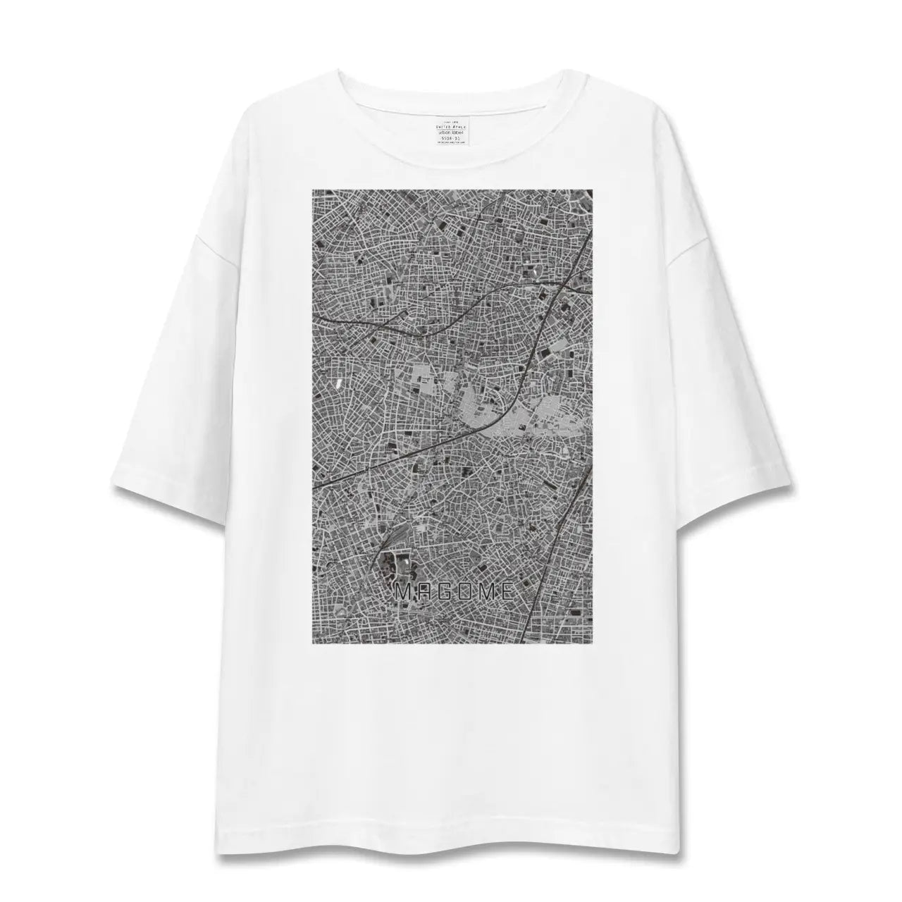【馬込(東京都)】地図柄ビッグシルエットTシャツ