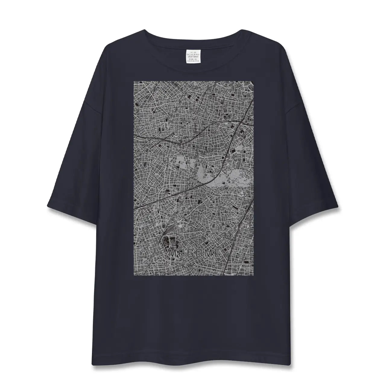 【馬込(東京都)】地図柄ビッグシルエットTシャツ