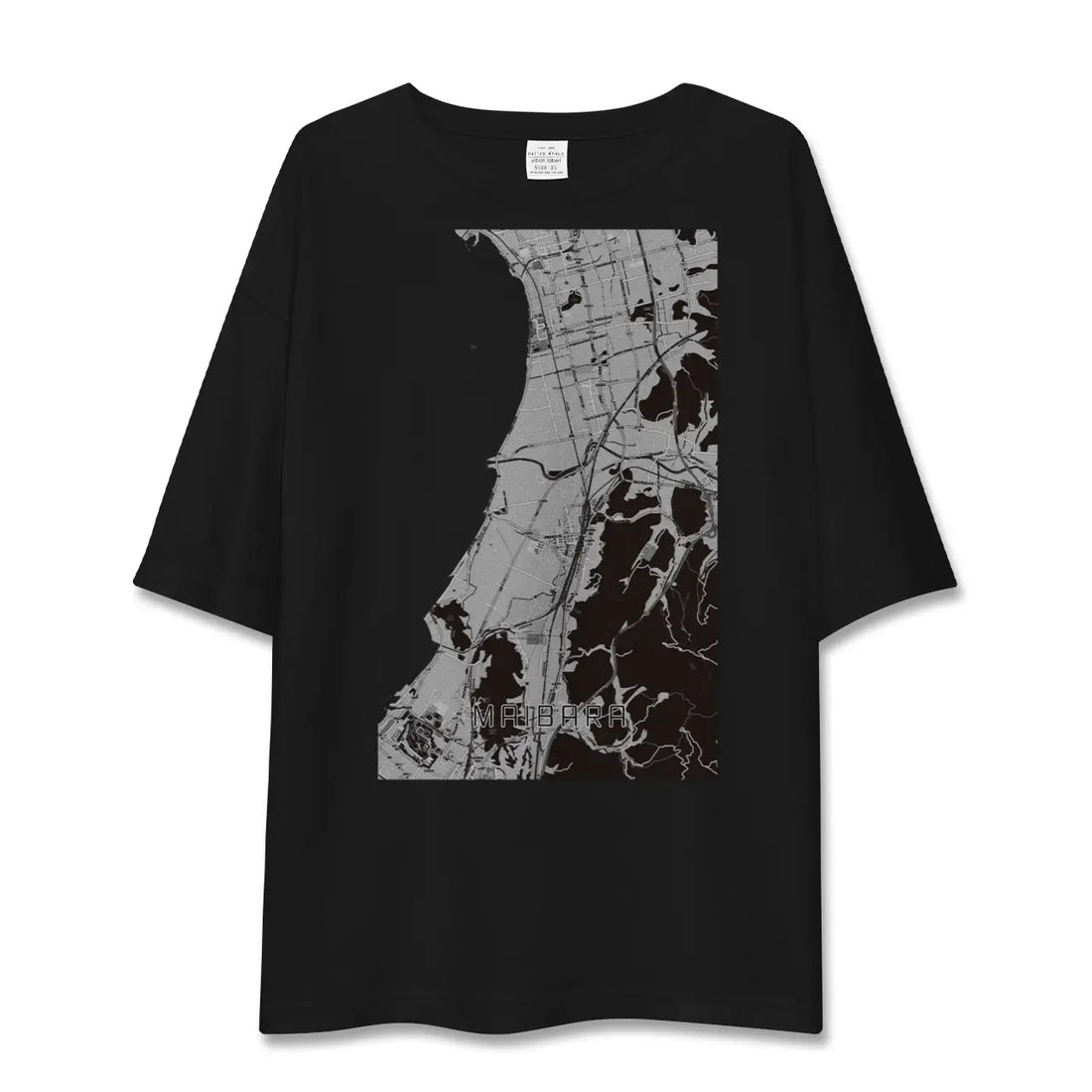 【米原(滋賀県)】地図柄ビッグシルエットTシャツ
