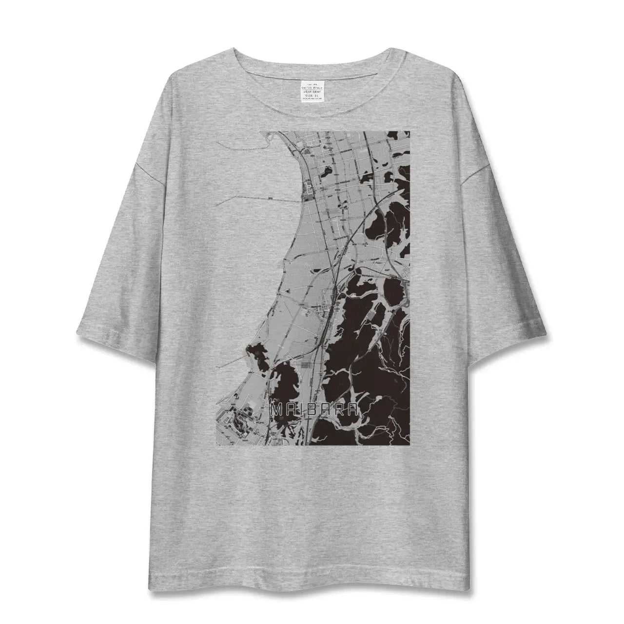 【米原(滋賀県)】地図柄ビッグシルエットTシャツ