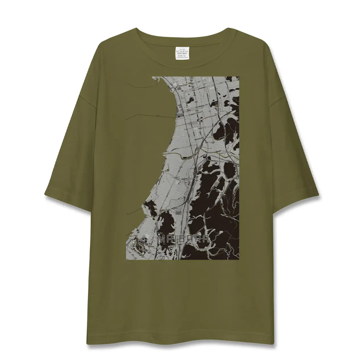 【米原(滋賀県)】地図柄ビッグシルエットTシャツ