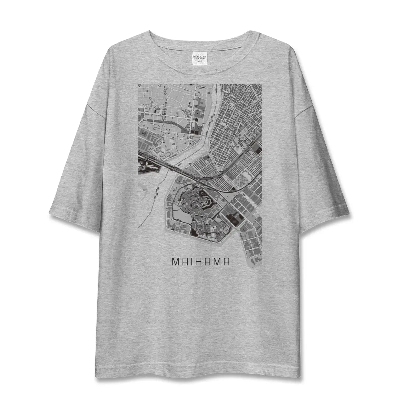 【舞浜(千葉県)】地図柄ビッグシルエットTシャツ