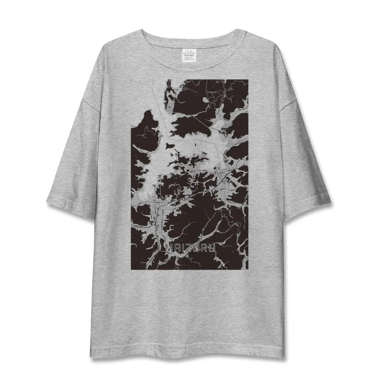 【舞鶴(京都府)】地図柄ビッグシルエットTシャツ