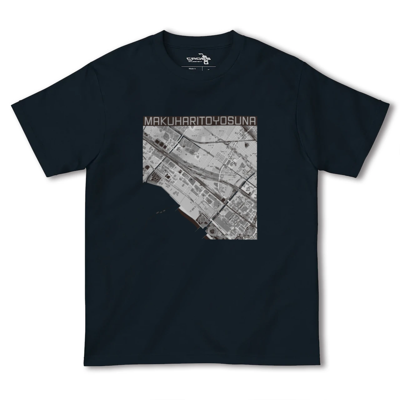 【幕張豊砂(千葉県)】地図柄ヘビーウェイトTシャツ