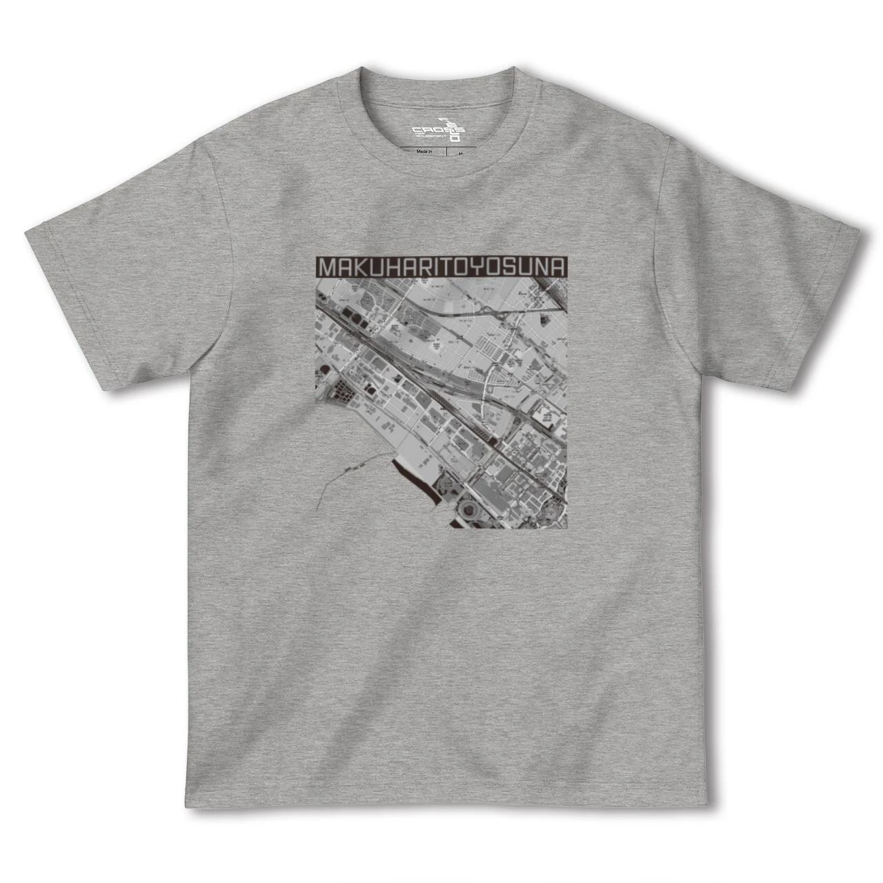 【幕張豊砂(千葉県)】地図柄ヘビーウェイトTシャツ