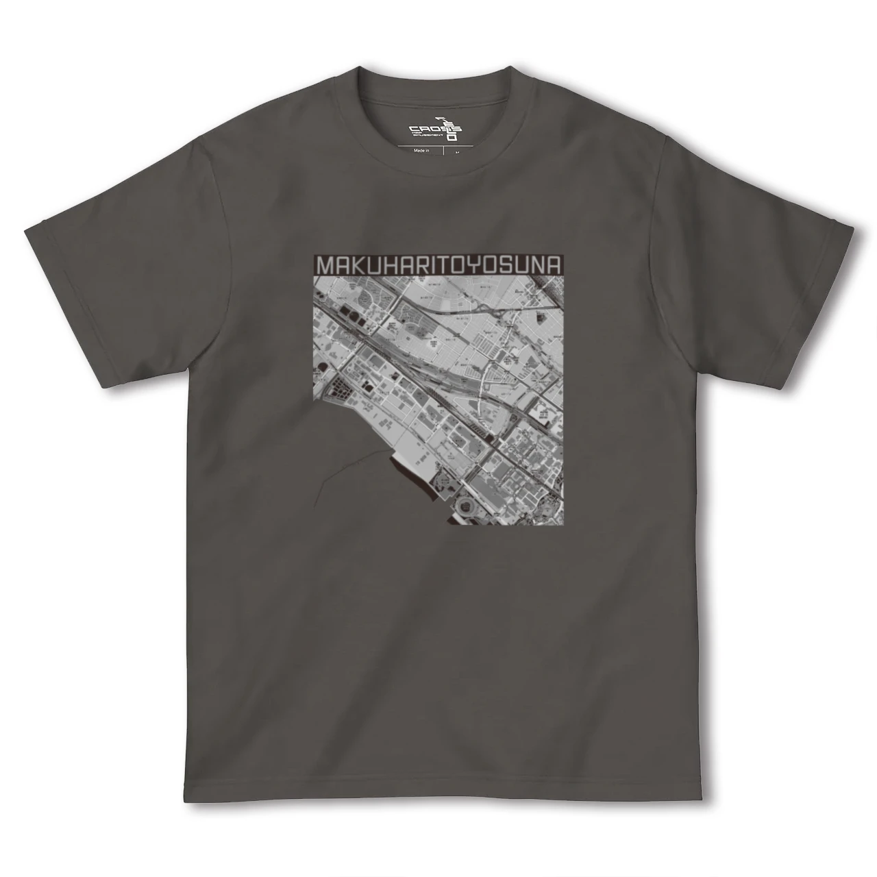 【幕張豊砂(千葉県)】地図柄ヘビーウェイトTシャツ
